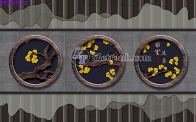 File in trần File in tranh tường hiện đại FTS3512 (bản gốc) đại dương