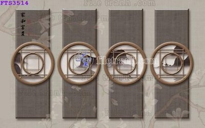 File ảnh File in tranh tường hiện đại FTS3514 (gốc) in poster