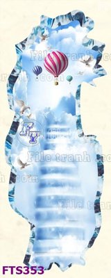 Ảnh gốc File in tranh tường hiện đại FTS353 (độ nét cao) in tráng gương