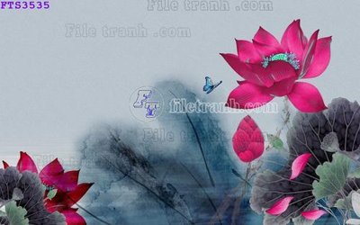 File tranh File in tranh tường hiện đại FTS3535 (ảnh gốc) in trần nhà