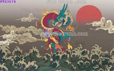 File tranh ảnh gốc File in tranh tường hiện đại FTS3578 dùng cho in khổ lớn