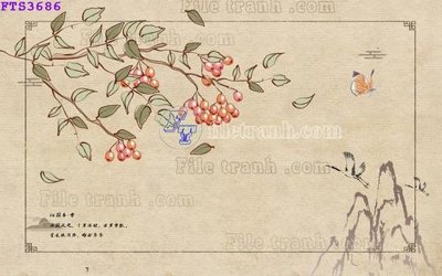 File ảnh File in tranh tường hiện đại FTS3686 (gốc) in quảng cáo ngoài trời