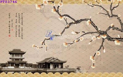 File PSD File in tranh tường hiện đại FTS3746 (bản gốc) cho nhà in