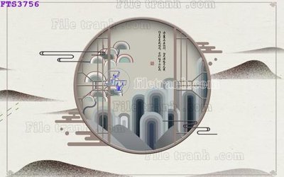 Tải file File in tranh tường hiện đại FTS3756 (gốc) làm file in ấn
