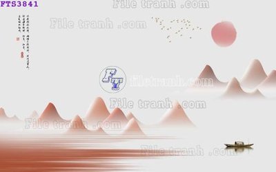 File gốc File in tranh tường hiện đại FTS3841 (thiết kế) cho in ấn