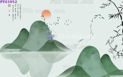 Download file gốc File in tranh tường hiện đại FTS3852 (in mica) logo