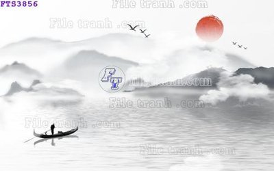 File in ấn cao cấp File in tranh tường hiện đại FTS3856 (file gốc)