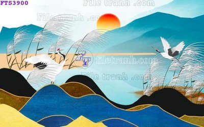 Tải file File in tranh tường hiện đại FTS3900 (gốc) in trên mọi chất liệu