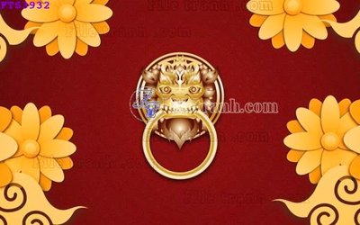 File tranh File in tranh tường hiện đại FTS3932 (gốc) chủ đề động vật