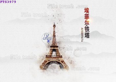 File tranh gốc File in tranh tường hiện đại FTS3979 chủ đề hiện đại