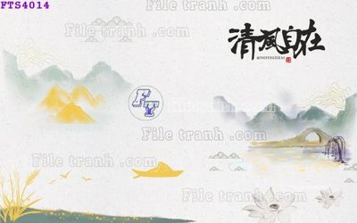 File gốc File in tranh tường hiện đại FTS4014 (in lụa) chi tiết cao
