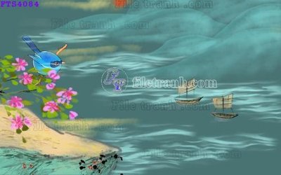 File gốc File in tranh tường hiện đại FTS4084 (ảnh chi tiết) để in lụa