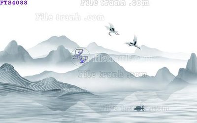 Tải file tranh gốc File in tranh tường hiện đại FTS4088 chất lượng cao