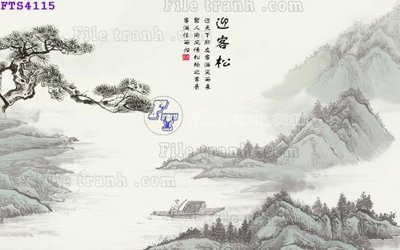 File in mica File in tranh tường hiện đại FTS4115 (ảnh gốc) đẹp