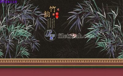 File in trần File in tranh tường hiện đại FTS4116 (file gốc) phong thủy