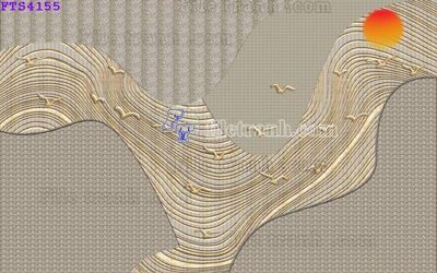 File in trần File in tranh tường hiện đại FTS4155 (file gốc) chủ đề vũ trụ