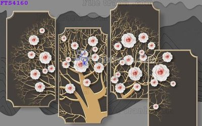 File tranh trang trí File in tranh tường hiện đại FTS4160 (file gốc)