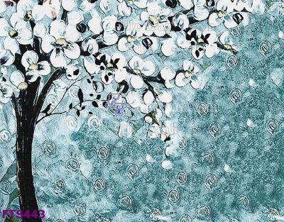 File gốc File in tranh tường hiện đại FTS443 (cho in UV) siêu nét