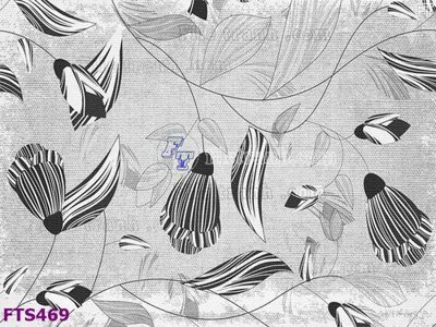 File in trần File in tranh tường hiện đại FTS469 (file gốc) hoa văn 3D