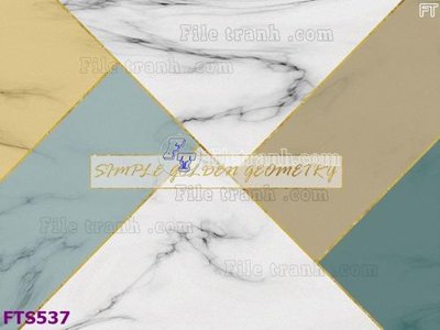 File in ấn File in tranh tường hiện đại FTS537 (bản gốc) cao cấp