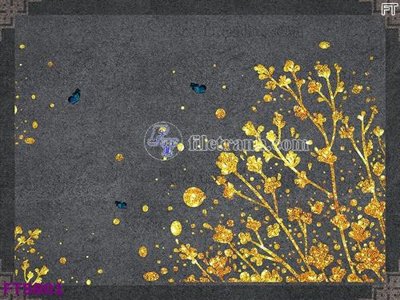 File gốc File in tranh tường hiện đại FTS801 (in lụa) họa tiết 3D