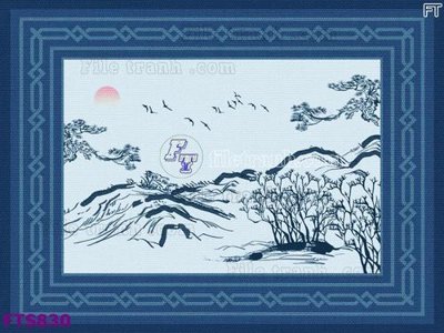 File tranh File in tranh tường hiện đại FTS830 (gốc) chủ đề trẻ em