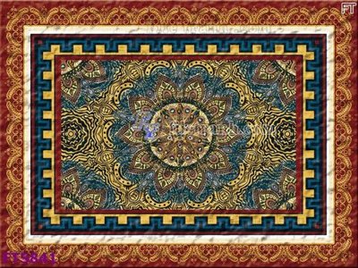 File in trần File in tranh tường hiện đại FTS841 (file gốc) chủ đề vũ trụ