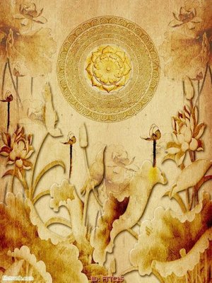 File tranh File tranh trúc chỉ phòng thờ FTTC15 (bản gốc) treo quán cafe