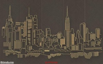 File tranh gốc Tranh tường 3d tối giản hiện đại FTTG7181 chủ đề hiện đại