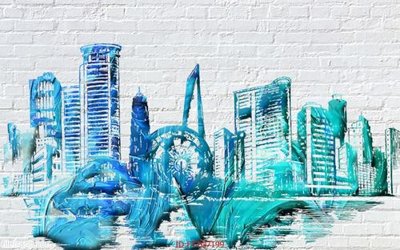 Tệp tin gốc Tranh tường 3d tối giản hiện đại FTTG7199 (dùng cho in ấn) chuyên nghiệp