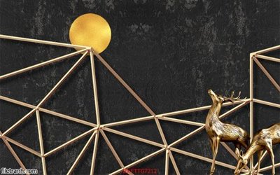 File gốc Tranh tường 3d tối giản hiện đại FTTG7212 (PSD/TIFF) độ phân giải cao