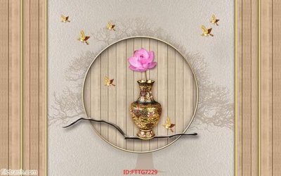 File in trần Tranh tường 3d tối giản hiện đại FTTG7229 (bản gốc) phong cảnh