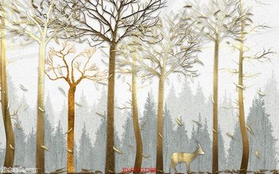 Tải file tranh Tranh tường 3d tối giản hiện đại FTTG7288 (gốc) tại Filetranh.com