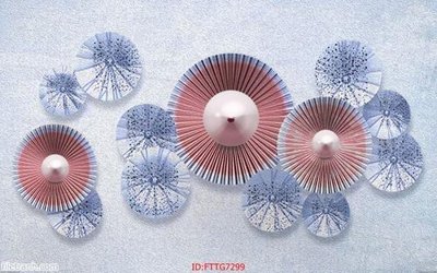 File gốc Tranh tường 3d tối giản hiện đại FTTG7299 (chuẩn màu) cho in offset