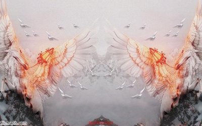 File tranh Tranh tường 3d tối giản hiện đại FTTG7317 (file gốc) chủ đề phong thủy