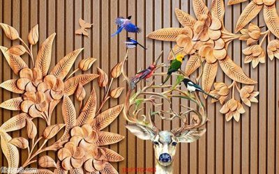 File tranh Tranh tường 3d tối giản hiện đại FTTG7405 (ảnh gốc) độ nét vượt trội