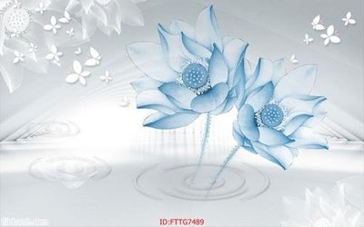 File gốc Tranh tường 3d tối giản hiện đại FTTG7489 (in mica) làm quà tặng