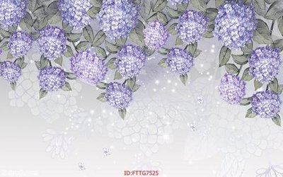 File in trần Tranh tường 3d tối giản hiện đại FTTG7525 (bản gốc) mây trời