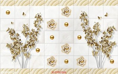 File in ấn cao cấp Tranh tường 3d tối giản hiện đại FTTG7526 (file gốc)