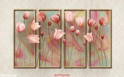 Tải file Tranh tường 3d tối giản hiện đại FTTG7539 (ảnh gốc) file TIFF