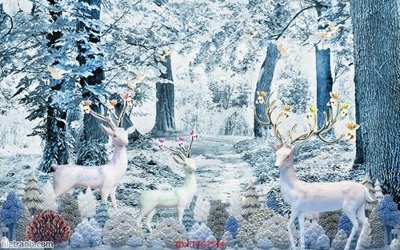 Tải file gốc Tranh tường 3d tối giản hiện đại FTTG7544 (in không vỡ ảnh)