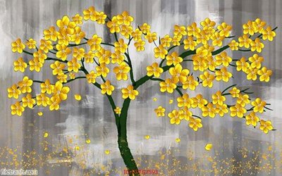 Tải file Tranh tường 3d tối giản hiện đại FTTG7593 (PSD) cho in tranh 3D