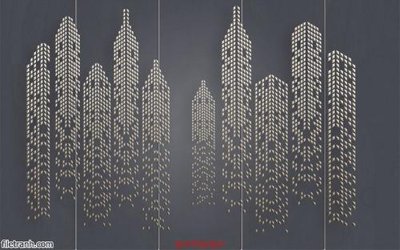 Hình ảnh file gốc Tranh tường 3d tối giản hiện đại FTTG7627 (chất lượng cao)