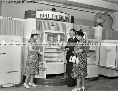 File tranh in trần 3D Frigidaire_ 1941 (ảnh gốc)