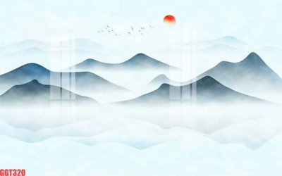 Tệp tin gốc File tranh gốc họa tiết giấy dán tường GGT320 (chất lượng cao) File tranh gốc họa tiết giấy dán tường GGT320