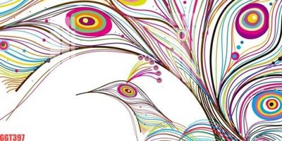 File ảnh File tranh gốc họa tiết giấy dán tường GGT397 (gốc) in decal dán tường