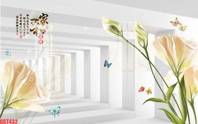 File tranh File tranh gốc họa tiết giấy dán tường GGT432 (gốc) in backlit film