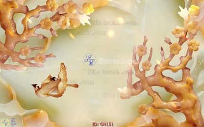 File gốc File tranh giả ngọc GN151 (in ấn) không giới hạn