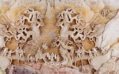 File in lụa File tranh giả ngọc GN169 (tân cổ điển) File tranh giả ngọc GN169