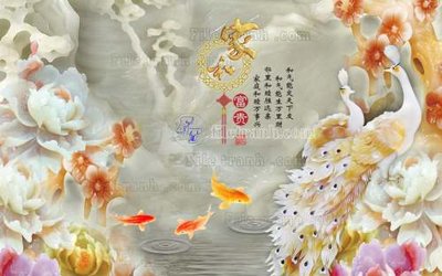 File PSD File tranh in tường giả ngọc GN2085 (gốc) nhiều lớp (multi-layer)